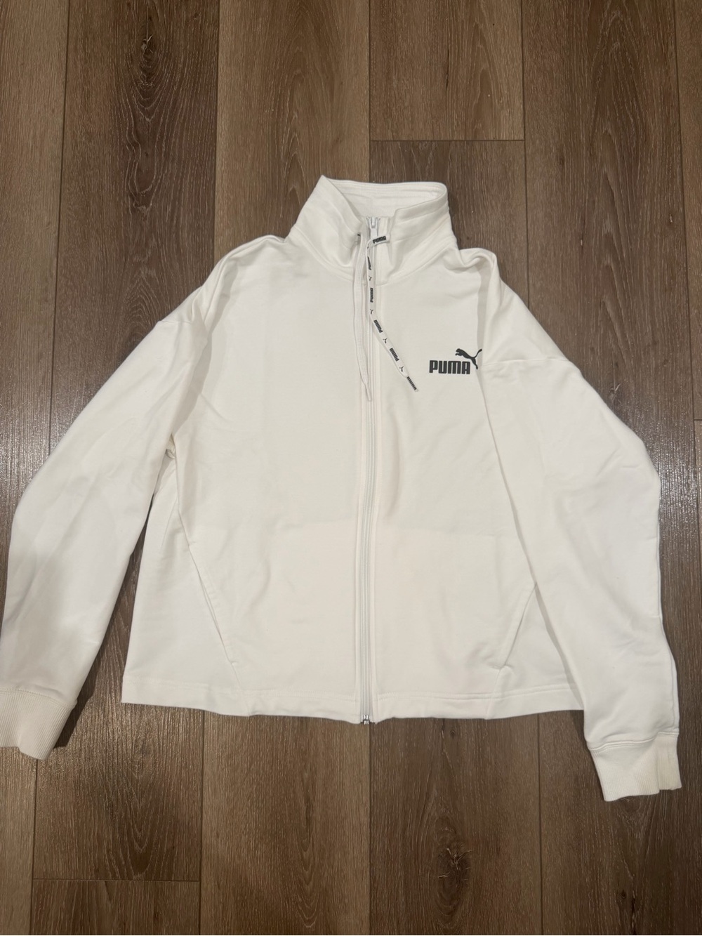 Puma White Full-Zip Jacket